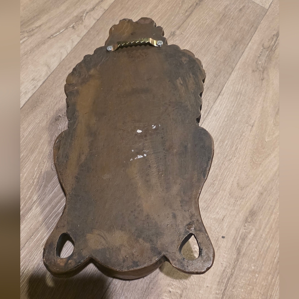 Wooden Buddha Head Wall Decor - Picture 4 of 5